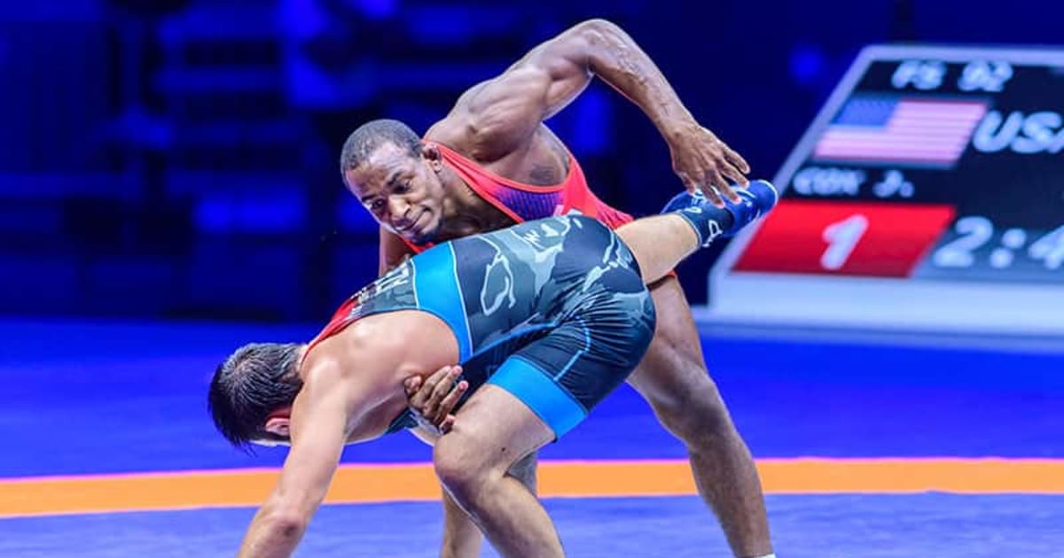 USA Wrestling Gilman, Dake, Cox power into men’s freestyle finals at